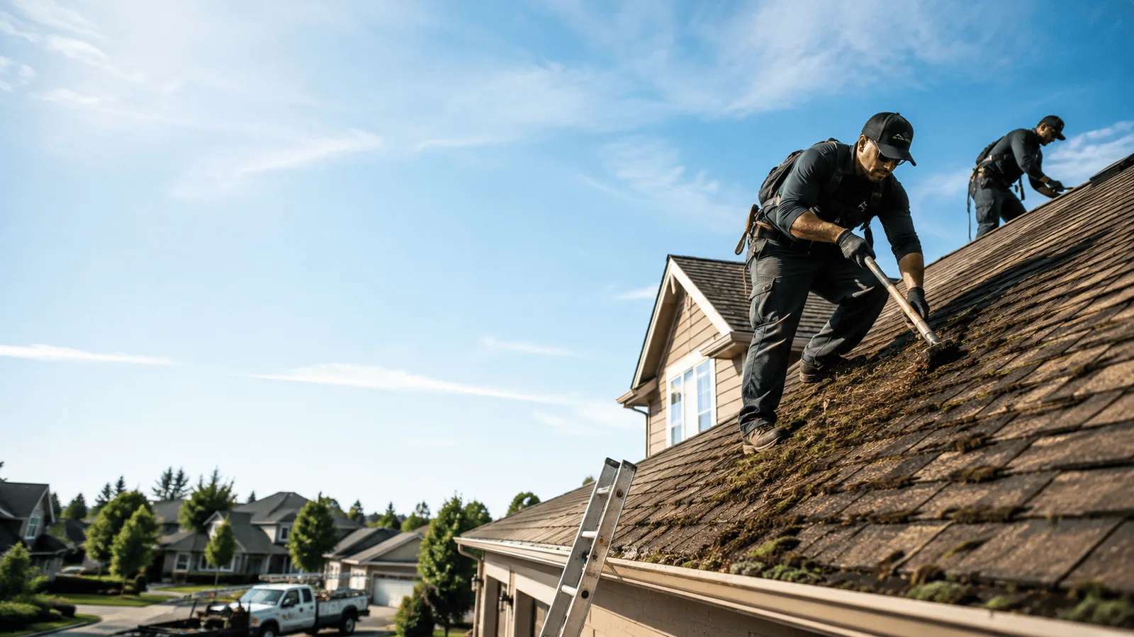 Roof Moss Removal in Lacota, MI near me
